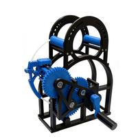 Hand-Crank 3D Printer Filament Winder for 20cm Spools, 1kg Universal Spooler raudona