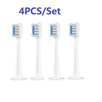 4PCS For XIAOMI MIJIA T300/500 Replacement Brush Heads Sonic Electric Toothbrush Vacuum DuPont Soft Bristle Suitable Nozzles