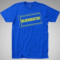 Blockbuster video T Shirt retro store vhs dvd block buster rental movie 80s 90s S įvairiaspalvis