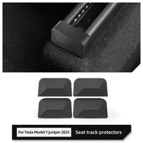 for Tesla Model Y Juniper/Launch 2025 Car Seat Slide Rail Protection Cover Car Interior Function Accessories 4Pcs/set