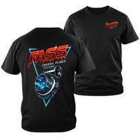 FASS Diesel Fuel Systems Turbo Graphic T-Shirt USA ? Red Neon Turbocharger S įvairiaspalvis