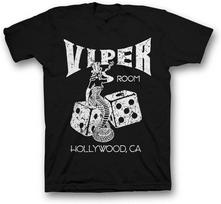 Viper Room Holivudas CA trumpomis rankovėmis marškinėliai pilno dydžio S-5XL Unisex marškinėliai S įvairiaspalvis