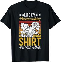 Beachcomber Beach Glass Verre de mer Lucky Beachcombing Cadeau T-shirt unisexe S įvairiaspalvis