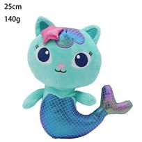 (Undinėlė katė-25CM) Gabby namelis ant ratų Vaikams pliušinis žaislas kimštos lėlės JK Cake cat-22CM