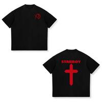 2026 Summer Retro The Weeknd After Hours Album Graphic T-shirts for Men Vintage 90s Hip Hop Gothic Shirt Casual Unisex T-shirt S įvairiaspalvis