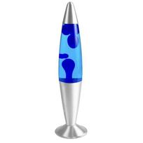Lampe à Lave - CELLUSTOP - Lampe Magma - 34 cm - 2 Ampoules R39 - Verre et Aluminium mėlyna