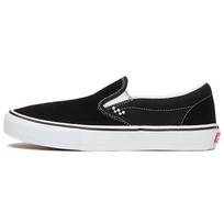 Vans Skate Slip-On Black Checkerboard Unisex Sneakers White VN0A5FCAY28 41 black