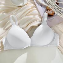 Deep V Sexy Liemenėlė moterims Push Up apatiniai Patogūs sportiniai liemenėlės be petnešėlių Moteriški apatiniai S-XL 42/95B šviesiai pilka spalva