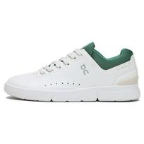 On The Roger Advantage Leather Anti-Slip Shock-Absorbent Low-Top Sneakers Women Sneakers White Green 48.98514 40