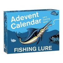 Yousheng 24Pcs/Set Christmas Fishing Lure Advent Calendar Artificial Soft Hard Bait Accessories Countdown Calendar Box Fishing Enthusiasts Holiday 1 Set