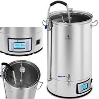 Mash kettle for beer production, stainless steel, 2500W, LCD, 60L