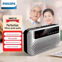 Philips SBM120 Portable FM Radio with MP3 Player sidabras