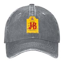 JB Rare Scotch Whisky Blend Baseball Cap Ball Cap Military Cap Man Hat Luxury Brand Horse Hat Baseball Unisex Women's