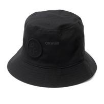 Stone Island Casual Raised Logo Embroidered Flat Top Cotton Fisherman Hat Men hats Multicolor K1S1591009-81S0065-V0029 XL