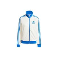 adidas Originals Women's Adicolor Classics Firebird Track Top Off White Bright Blue Women IR6092 S