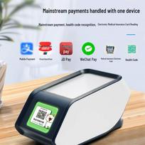4G Payment Box: 1D/2D Scanning Platform for Retail and Dining Payment Solutions Blue & White 4G + Payment