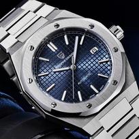B226WC High-end Seiko Automatic Movement Men's Metal Watch Blue