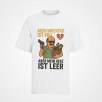 Funny GTA 6 Saying Gaming Blank Heart Cotton T-Shirt Mens Womens Tees Top Mens S-XXXL S įvairiaspalvis