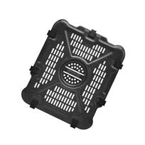 1/2 Pcs Air Fryer Grill Pan For SL201SL400 SL401 SL451 Replaces Air Fryer Grill Pan Crisper Plate Stainless Steel Air-Fryer Part gray