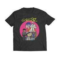 Gorillaz Graphic Cotton Unisex Shirt Summer Breathable Comfortable Men's Women's Fashion Y2k Short Sleeve Tshirt S įvairiaspalvis