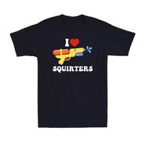 I Love Squirters Red Heart Squirters Water Gun 80's Squirt Guns Men's T-Shirt S įvairiaspalvis