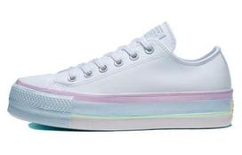 Chuck Taylor All Star Wmns Converse Lift Low 'White Lilac Blue' Women's 566156C 37.5