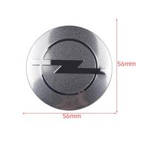 4 vnt. Automobilio aliuminio lydinio ratlankio centrinės gaubtelio padangos ratlankio dangtelio lipdukai Opel OPC Astra Insignia Corsa Mokka Vectra priedams 4pcs