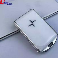 AALL1 Volvo S60 S90 XC40 XC60 XC90 V60 V90 Polestar 1 Polestar 2 Madingas odos ir lydinio automobilio raktų dėklas Madingas raktų modifikacijos korpusas juoda