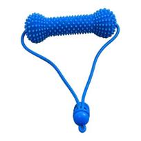 Yousheng Dog Chew Toy with Rope, Dental Cleaning Stick for Puppy, Interactive Teeth Grinding Toy for Small Middle Large Dogs mėlyna