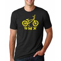 BMX Biker T-shirt Rad Skyway Mongoose Retro Bicycle Cool Mountain Blue High Quality Printed 100% Cotton European Size XS-5XL Tee S įvairiaspalvis