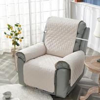 1 Seater Anti-wear Recliner Sofa Cover Pet Dog Kid Armchair Slipcover Non-Slip Couch Cushion Slipcover Furniture Protector Case 1 Seat Sofa Cover