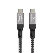 Cablexpert CCBP-USB4-CMCM240-0.5M Premium USB4 Type-C charging and data cable, 40Gbps, 240 W, 0.5 m | Cablexpert