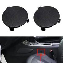 2 vnt. Priekinės centrinės konsolės varžtų dangteliai, skirti BMW Z4 E85 E86 2003-2009, juodi