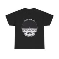 Mėlyno Austrių Kulto Marškinėliai Retro Grafika Vintažinis Unisex Storo Medvilnės T-shirt 2XL