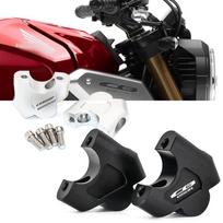Honda CB650R CBR650R CB650F CB650 Motociklo Vairo Pakėlėjai Vairo Tvirtinimas Vairo Gnybtas 28mm 1 1/8  Pratęsti Silver - CB650F