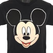 Mickey Mouse Crop Top 100% Cotton T-shirt Mens Tees Top Womens Size Medium Black Walt Disney 2XL