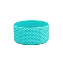 71-75mm Silicone Boot for Stanley 12-40oz Quencher Adventure Tumbler and Ice Flow Flip Water Bottle Bottom Sleeve Cover šviesiai žalios spalvos