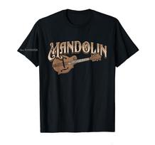 Mandolin Bluegrass Folk Music Mandolin Player Musicians Cotton Tshirt All Seasons Unisex Tops Men's Clothing Oversized T-shir... S įvairiaspalvis