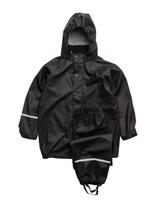 CeLaVi - Basic Rainsuit, Pu - Lietaus drabužių komplektas - Juoda