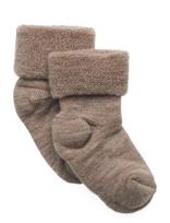 Mp Denmark - Wool Baby Socks - Kūdikių kojinės - Ruda