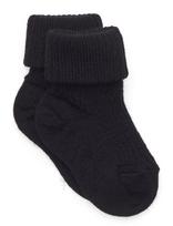 Mp Denmark - Wool Rib Baby Socks - Kūdikių kojinės - Juoda