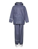 CeLaVi - Basic Rainwear Set -Solid Pu - Lietaus drabužių komplektas - Mėlyna