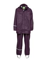 CeLaVi - Basic Rainwear Set -Solid Pu - Lietaus drabužių komplektas - Violetinė