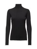 Minus - Lana Rullekrave Strik - Golfas - Juoda