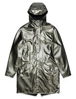 Rains - Long Jacket W3 - Lietpaltis - Sidabro
