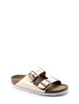 Birkenstock - Arizona Soft Footbed - Plokščiapadės basutės - Aukso