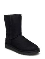 UGG - W Classic Short Ii - Aulinukai plokščiu kulnu - Juoda