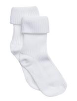 Mp Denmark - Cotton Rib Baby Socks - Kūdikių kojinės - Balta