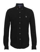 Polo Ralph Lauren - Featherweight Mesh Shirt - Laisvalaiko marškiniai - Juoda
