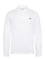 Lacoste - Classic Fit L1312 Longsleeve Polo Shirt - Marškinėliai ilgomis rankovėmis - Balta